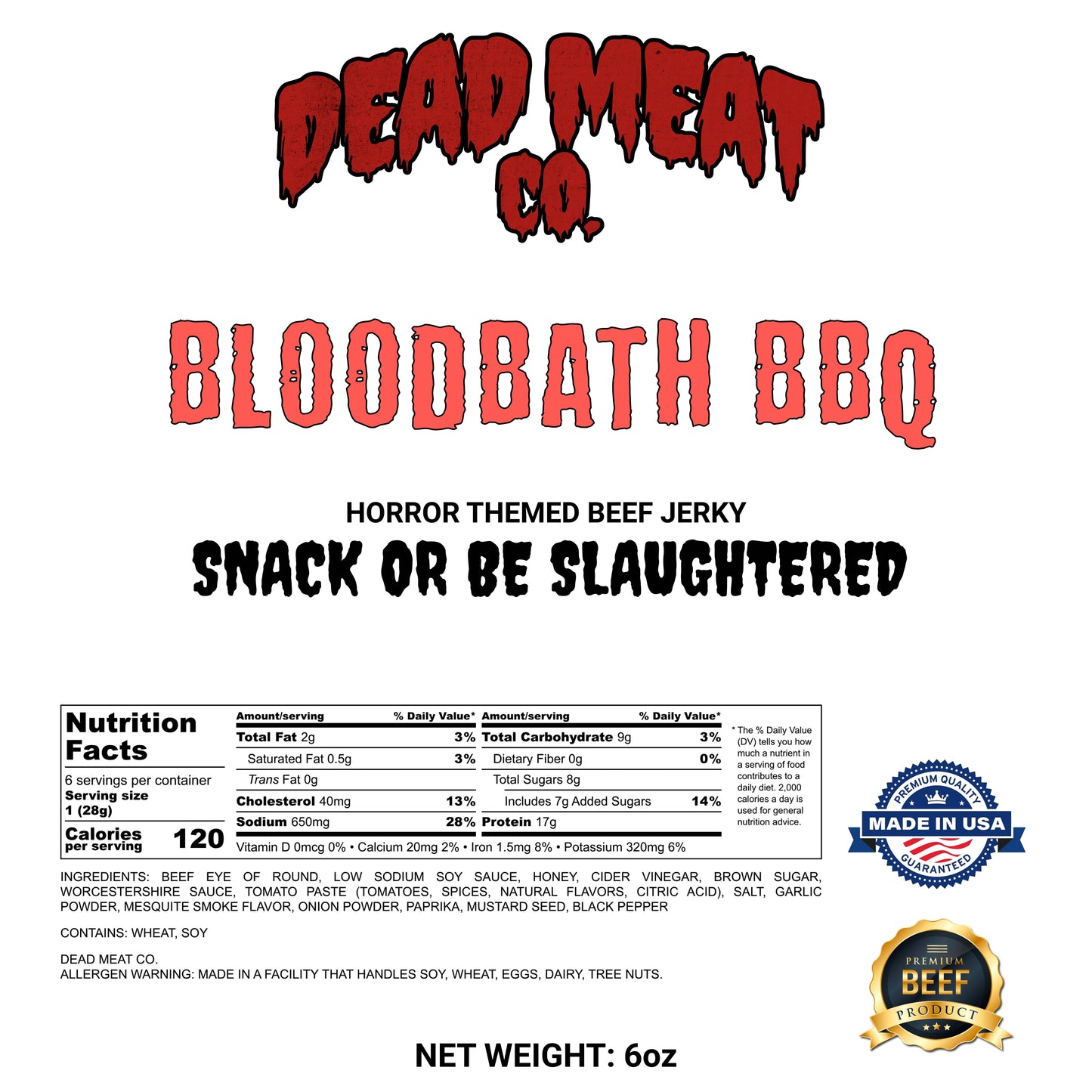 Bloodbath BBQ (BBQ dry rub)
